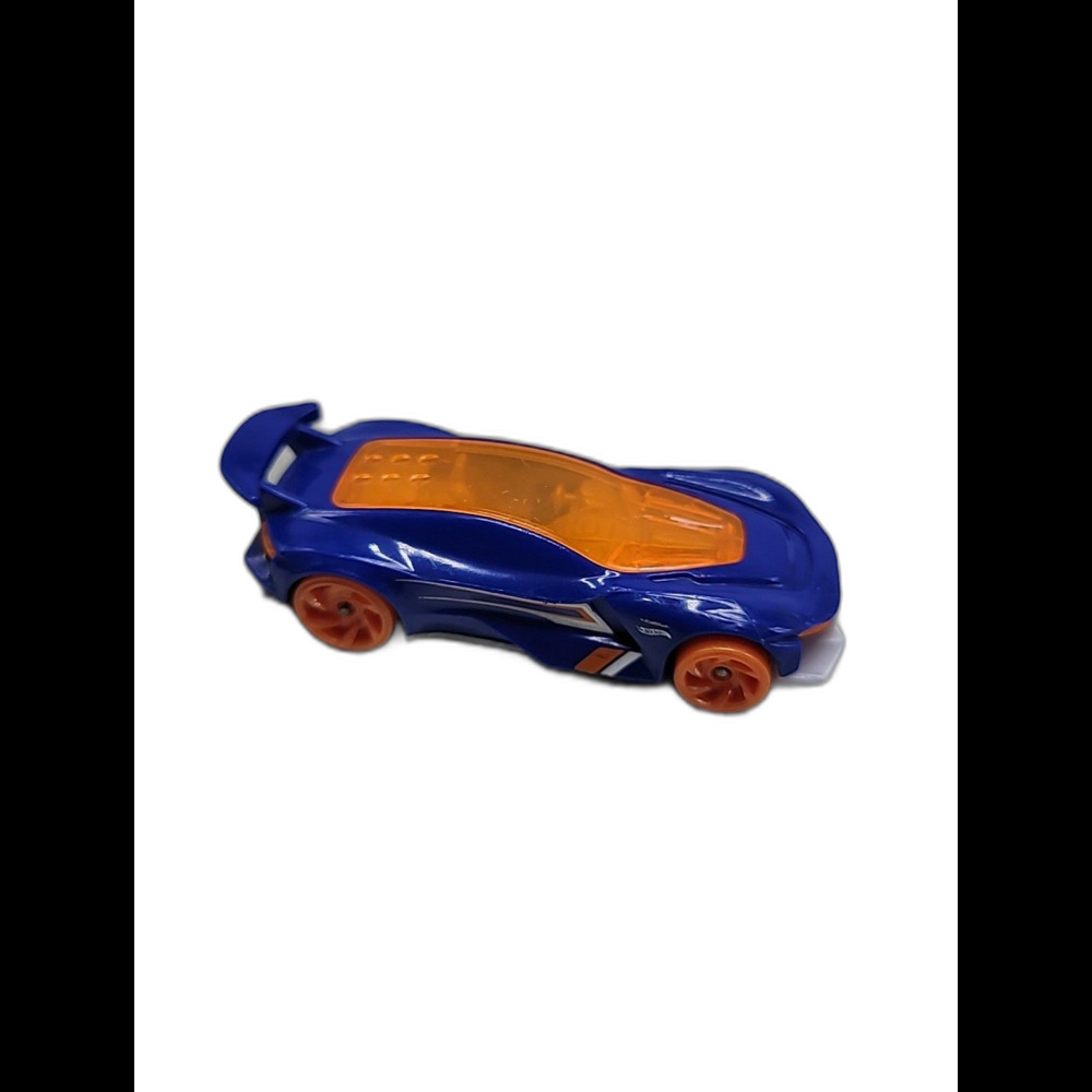 2017 Hot Wheels HW Exotics Series Gazella R Blue Orange Car Toy 1:64